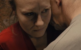 Still frame from the movie November