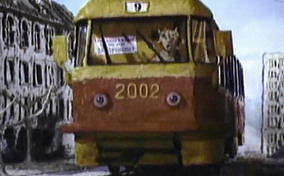 Still frame from the movie Trolley №9